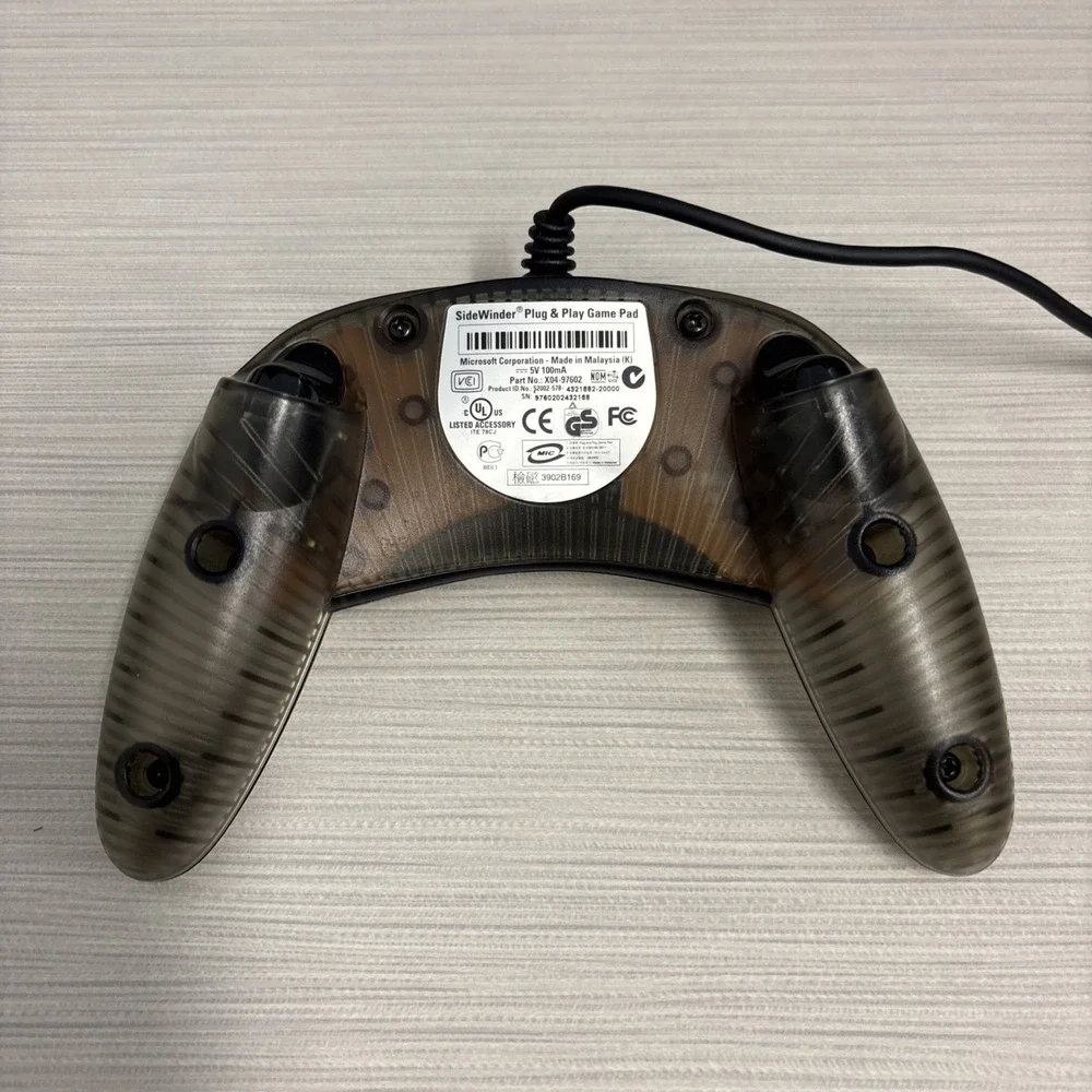 Microsoft SideWinder Game Pad Plug & Play USB Game‎ Controller X04-97602 Tested